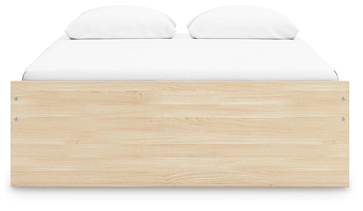 Onita Queen Platform Bed - Light Brown (4)