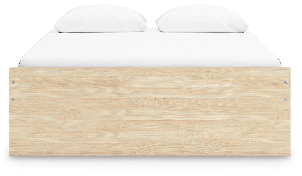 Onita Queen Platform Bed - Light Brown (4)