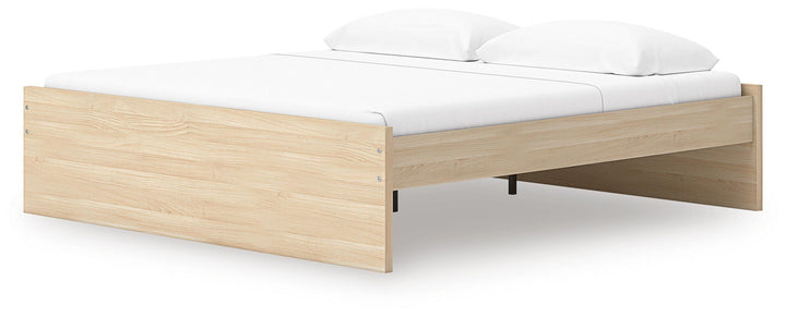 Onita King Platform Bed - Light Brown (5)