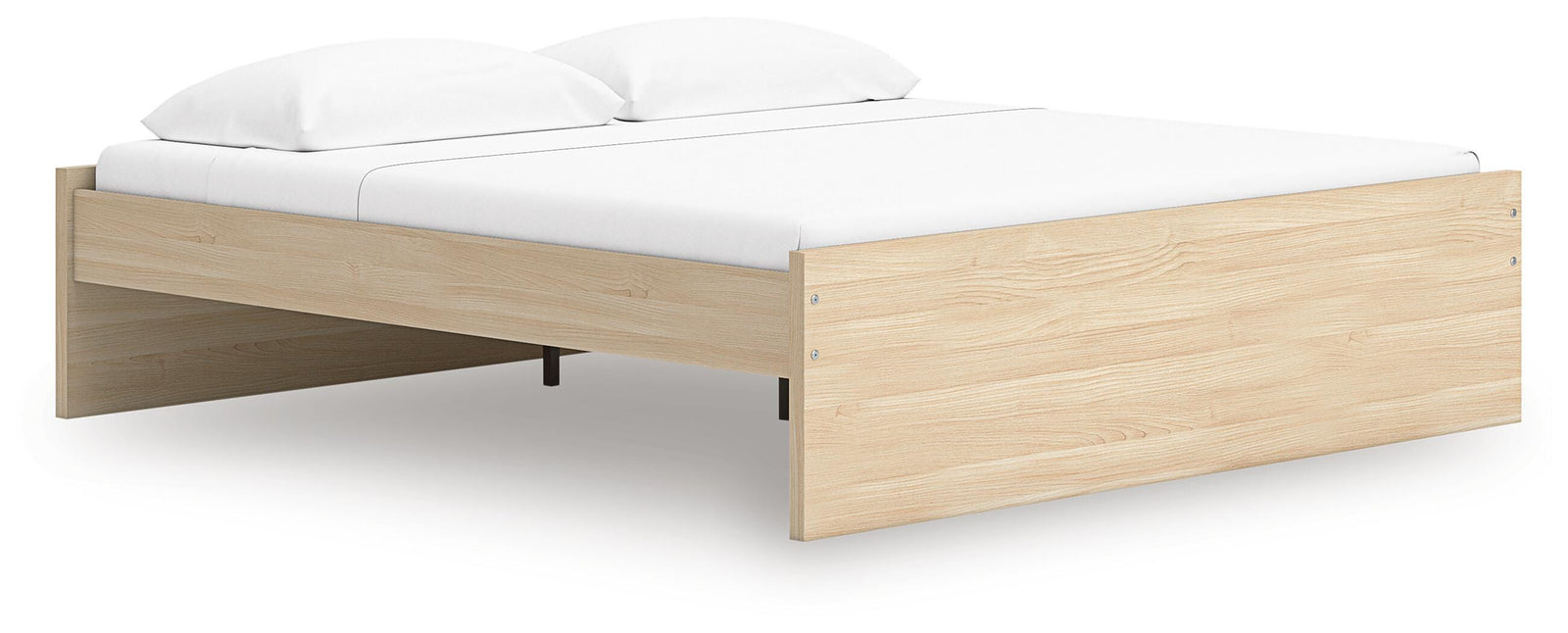 Onita King Platform Bed - Light Brown (1)