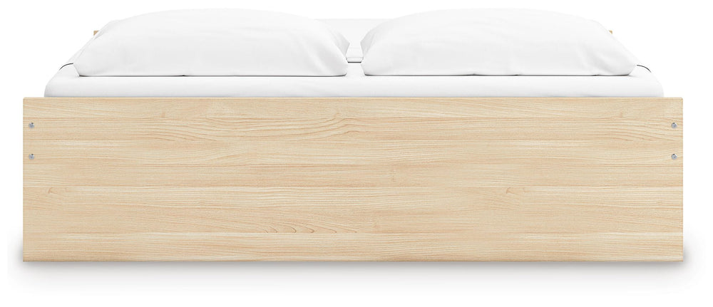 Onita King Platform Bed - Light Brown (7)