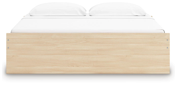 Onita King Platform Bed - Light Brown (4)