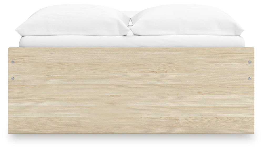 Onita Full Platform Bed with 2 Side Storage - Light Brown (8)