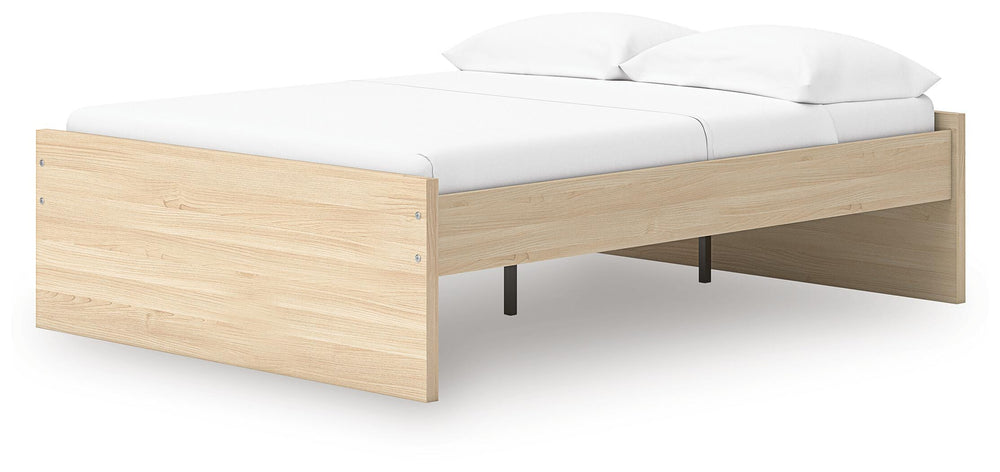 Onita Full Platform Bed - Light Brown (5)