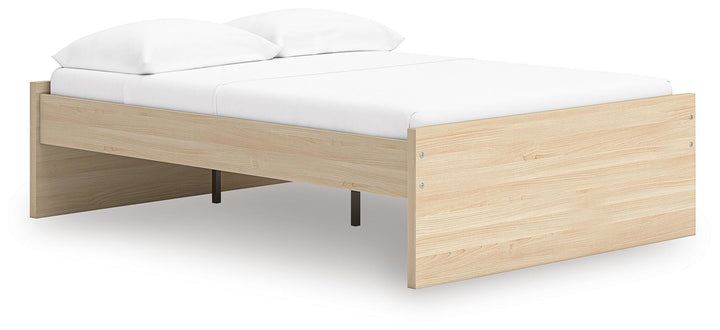 Onita Full Platform Bed - Light Brown (1)