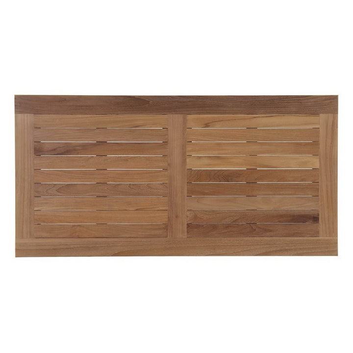 Marina Outdoor Patio Teak Rectangle Coffee Table in Natural