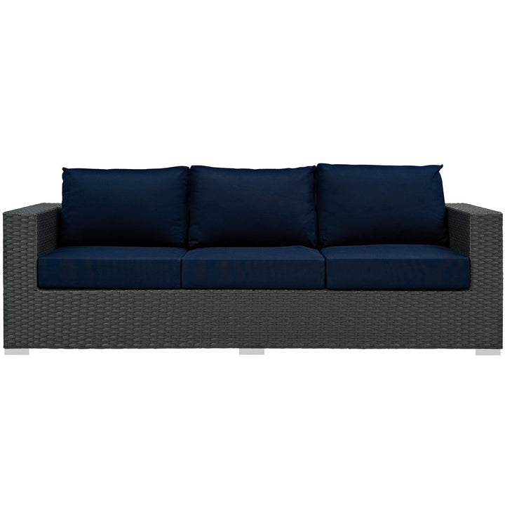 Sojourn Outdoor Patio Sunbrella® Sofa in Canvas Navy