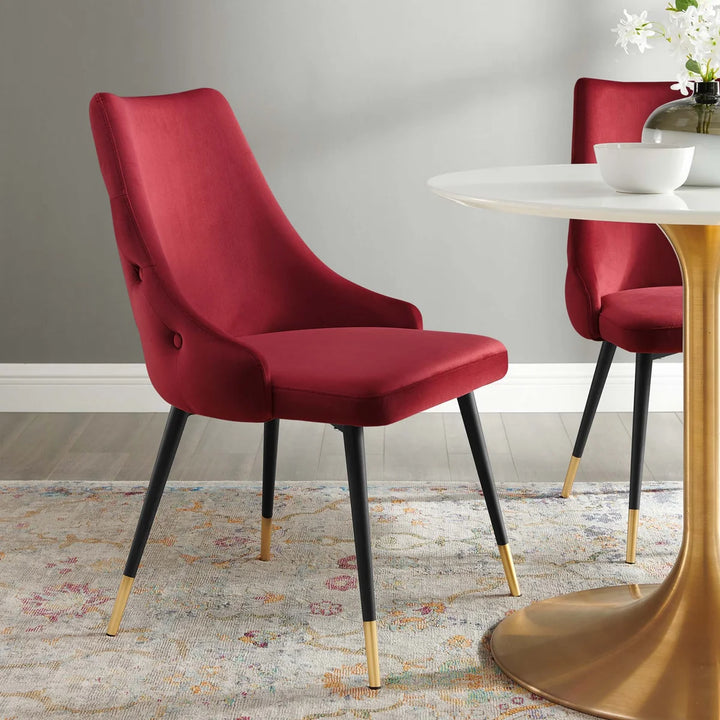 Adorn Performance Velvet Dining Side Chair