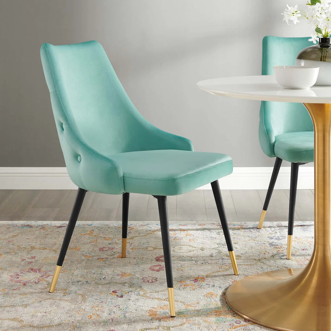 Adorn Performance Velvet Dining Side Chair