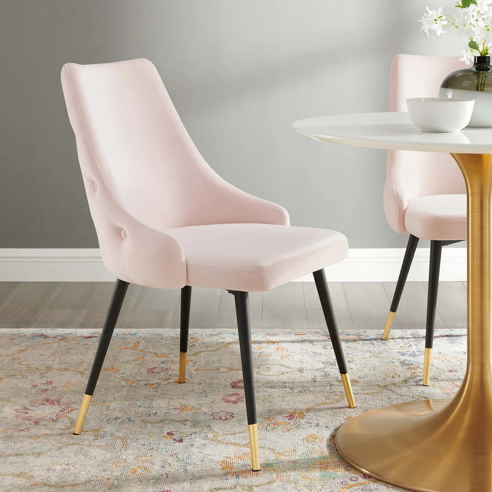 Adorn Performance Velvet Dining Side Chair - alternate view 6