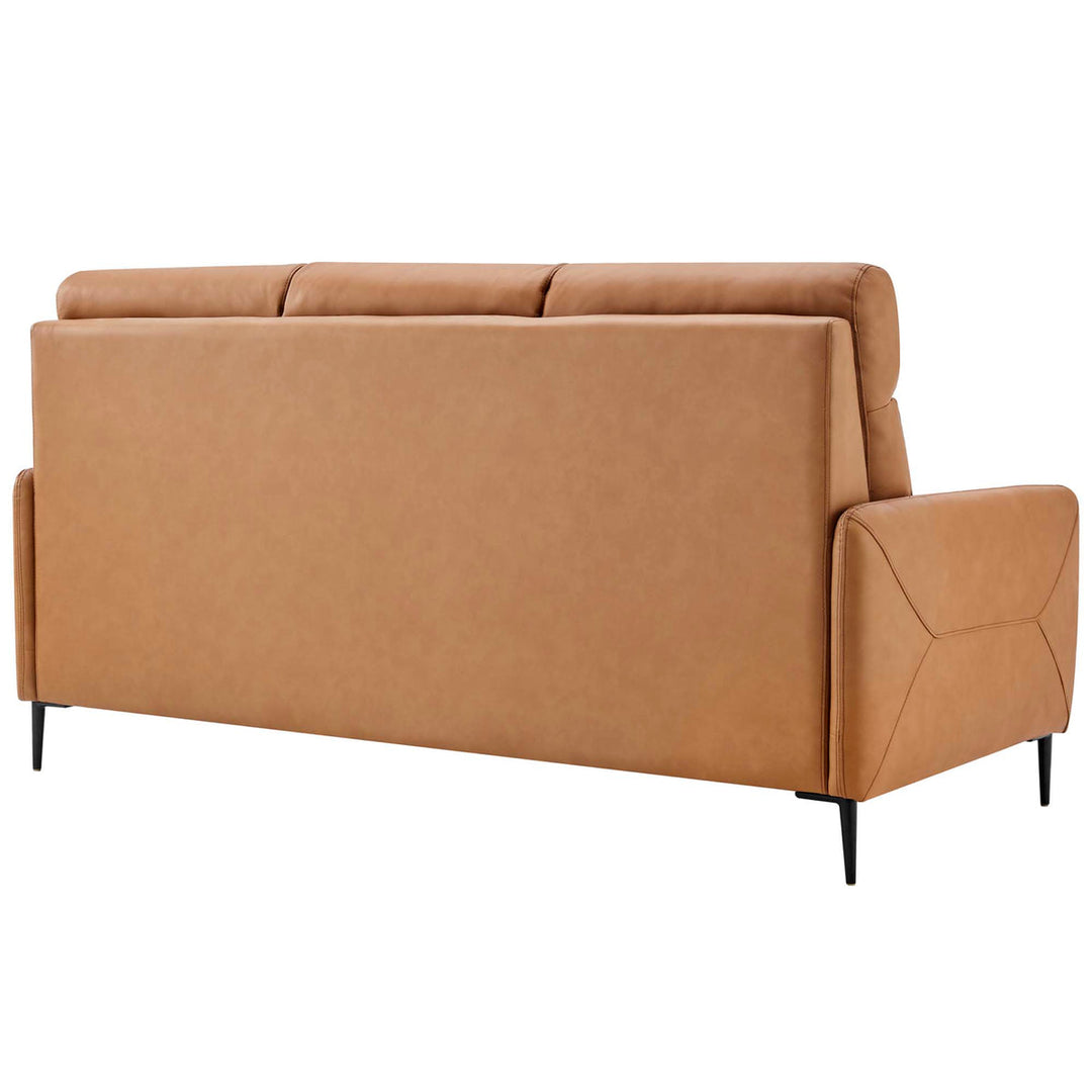 Huxley Leather Sofa in Tan