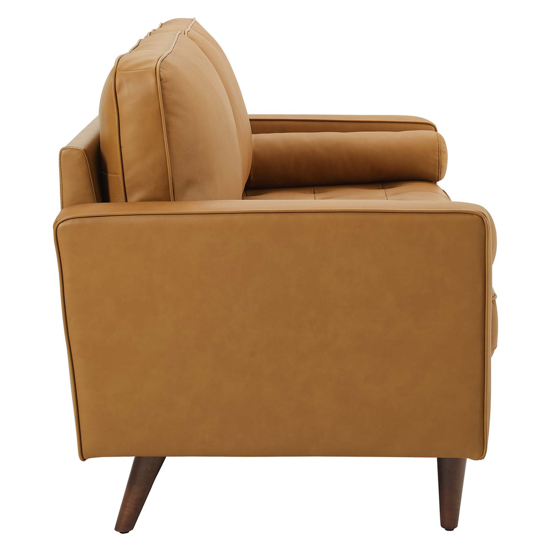 Valour Leather Sofa in Tan