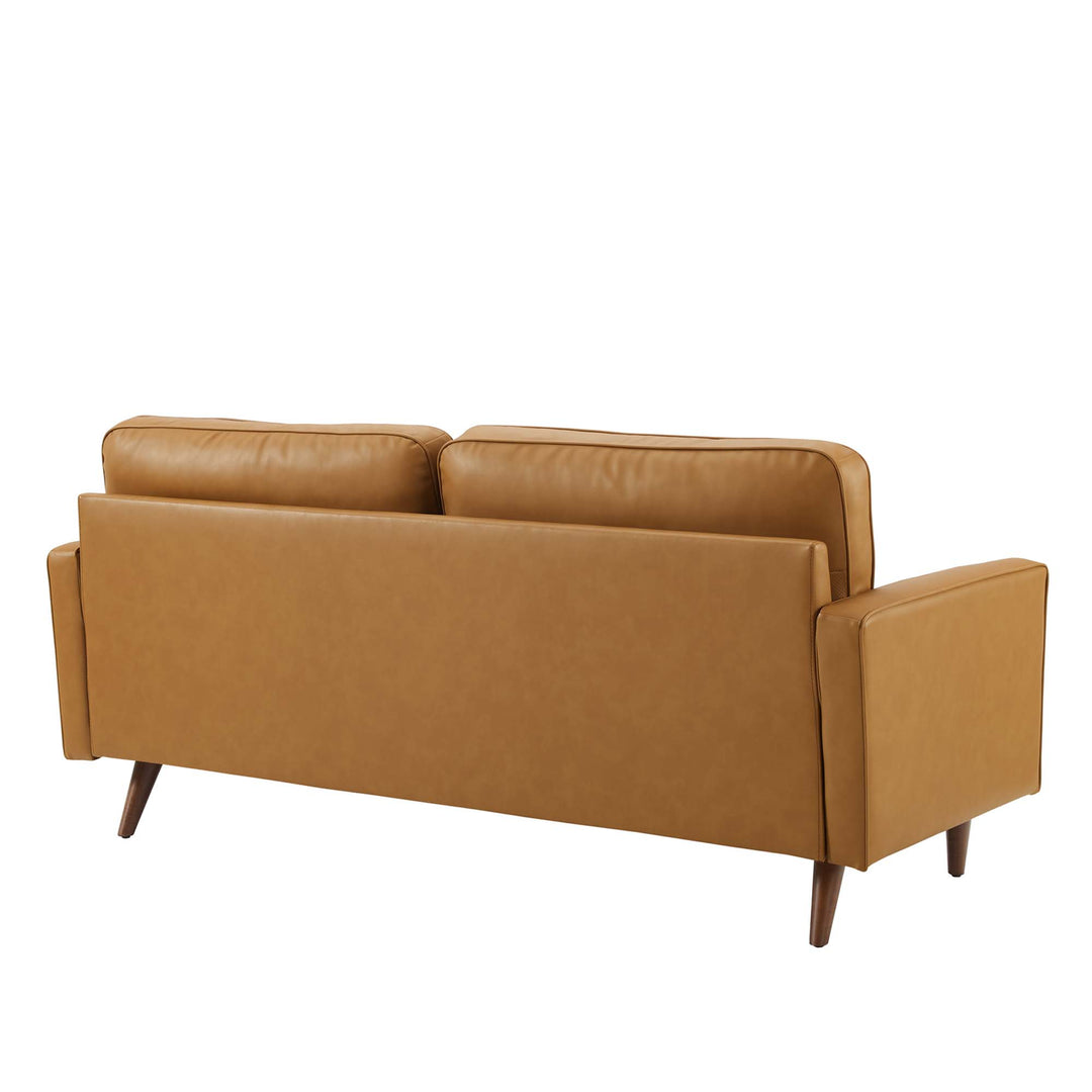 Valour Leather Sofa in Tan
