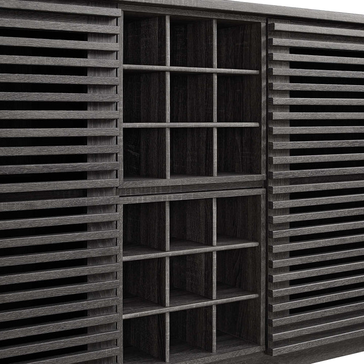Render Bar Cabinet in Charcoal