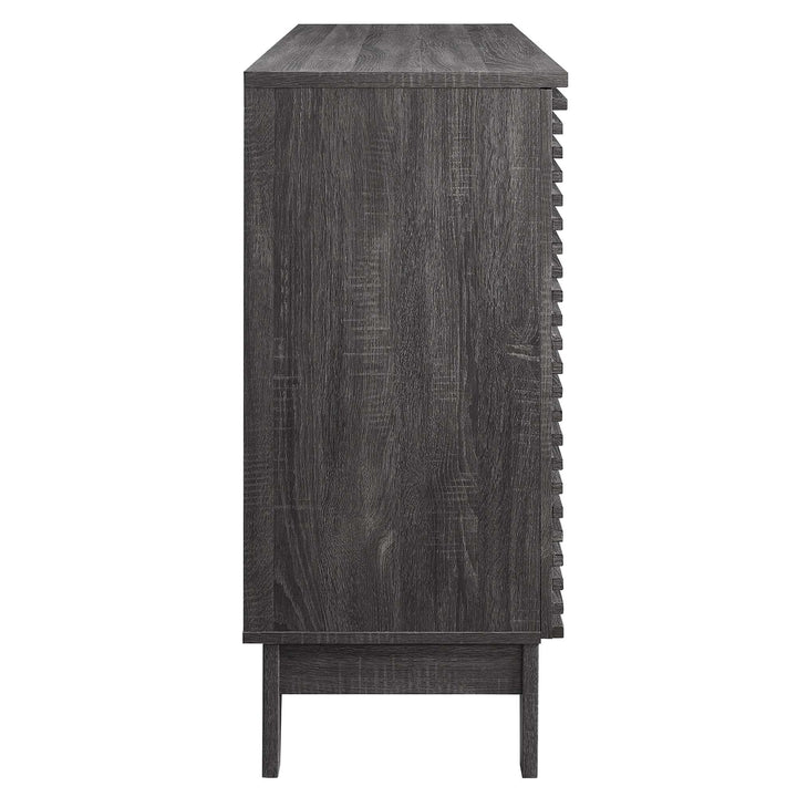 Render Bar Cabinet in Charcoal