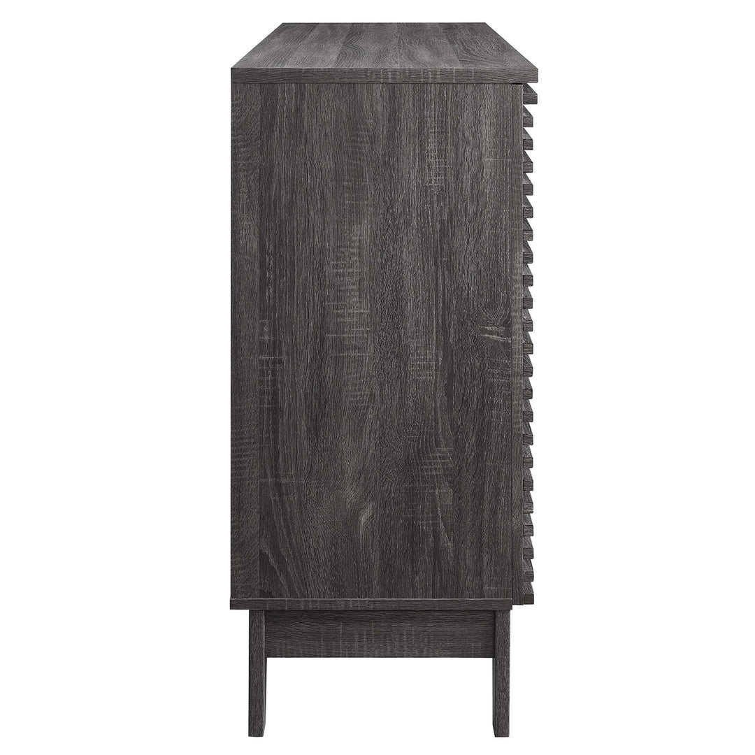 Render Bar Cabinet in Charcoal