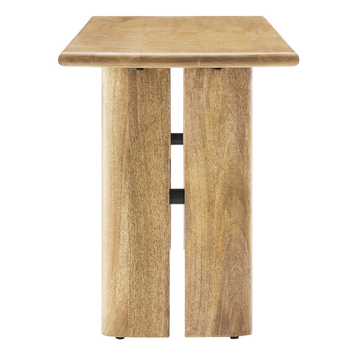 Amistad 46" Wood Bench in Oak