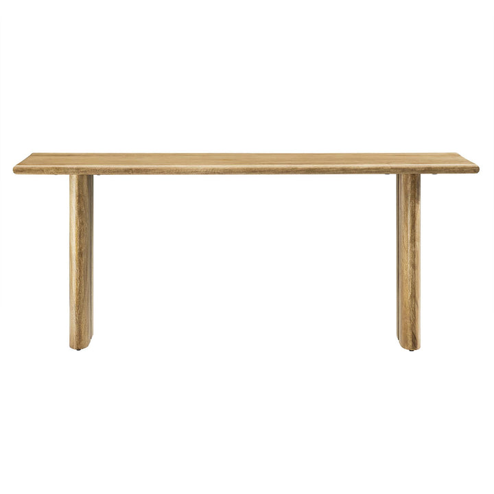 Amistad 46" Wood Bench in Oak