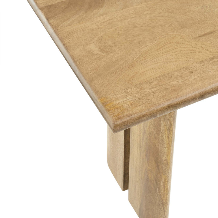 Amistad 46" Wood Bench in Oak