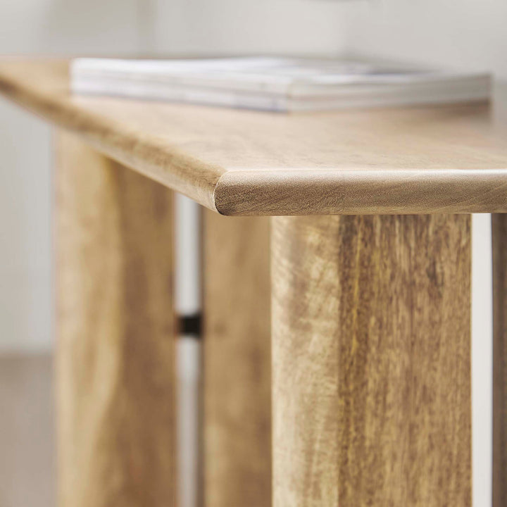 Amistad 46" Wood Bench in Oak