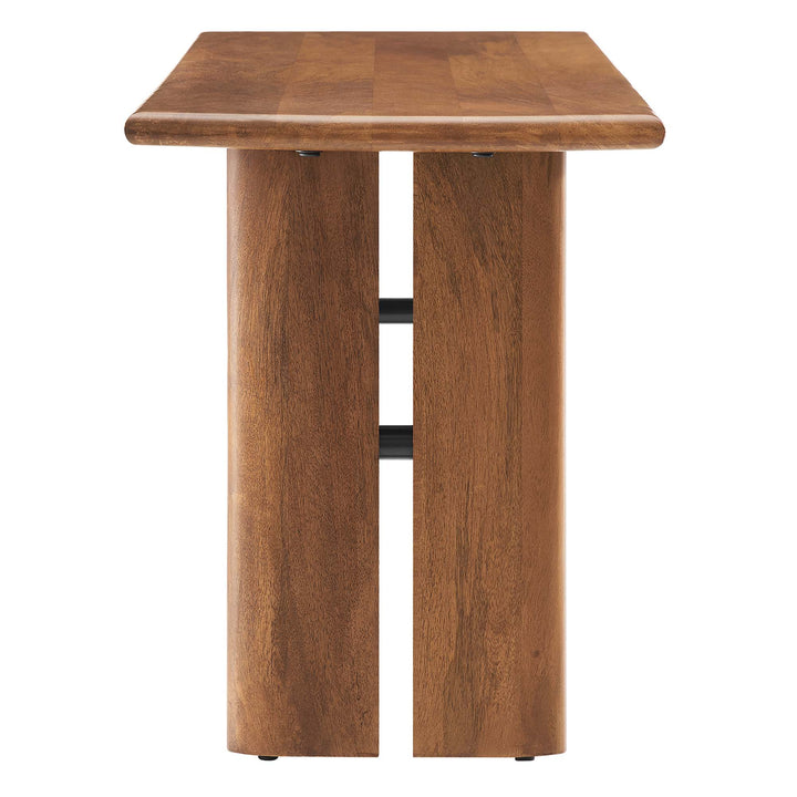 Amistad 46" Wood Bench in Walnut