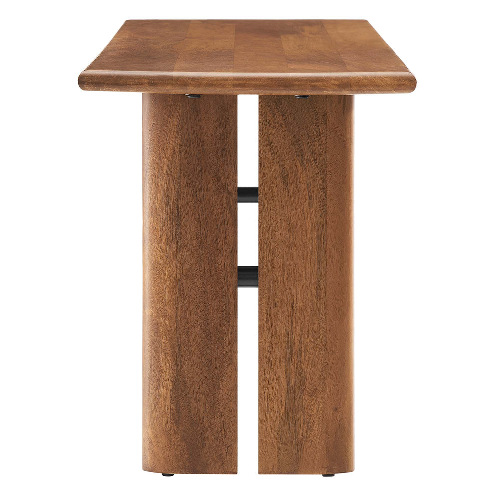 Amistad 46" Wood Bench in Walnut