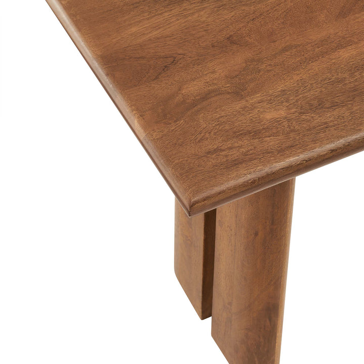 Amistad 46" Wood Bench in Walnut