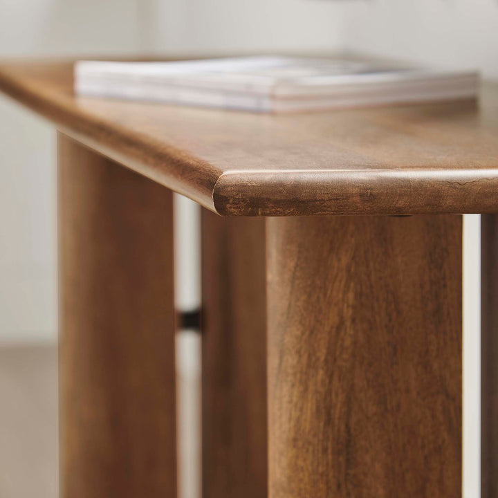 Amistad 46" Wood Bench in Walnut