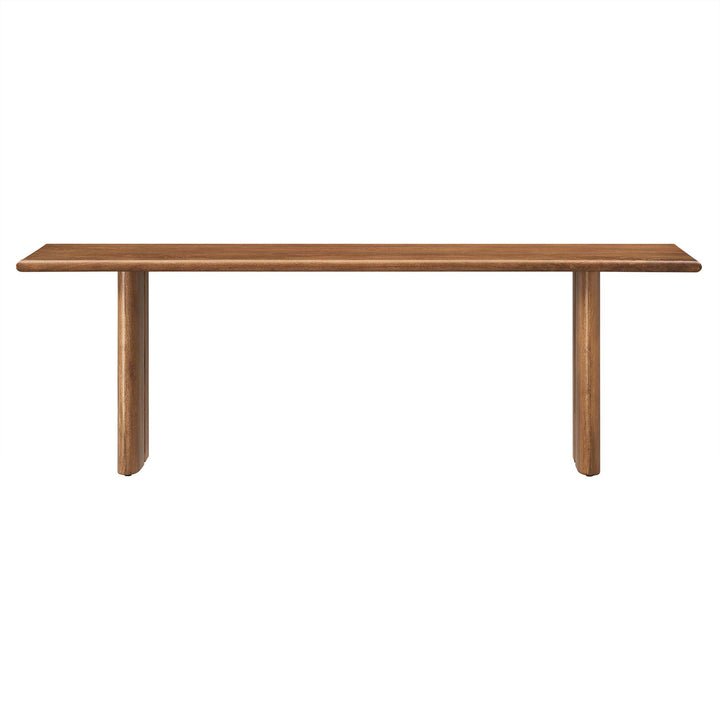 Amistad 58" Wood Bench in Walnut