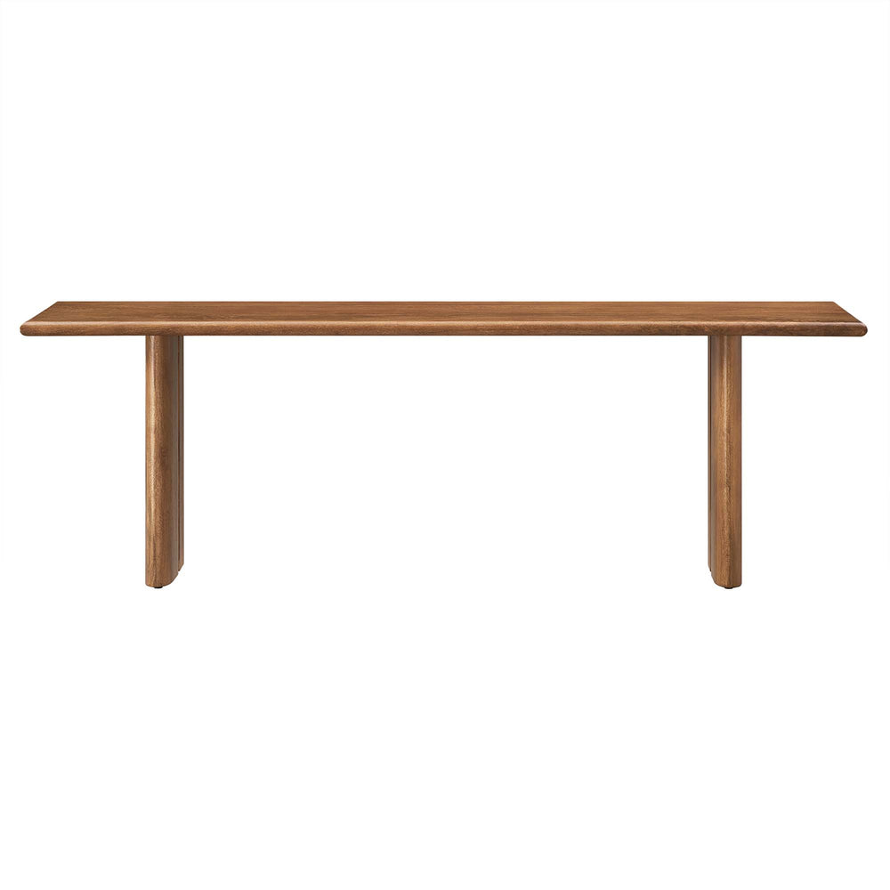 Amistad 58" Wood Bench in Walnut