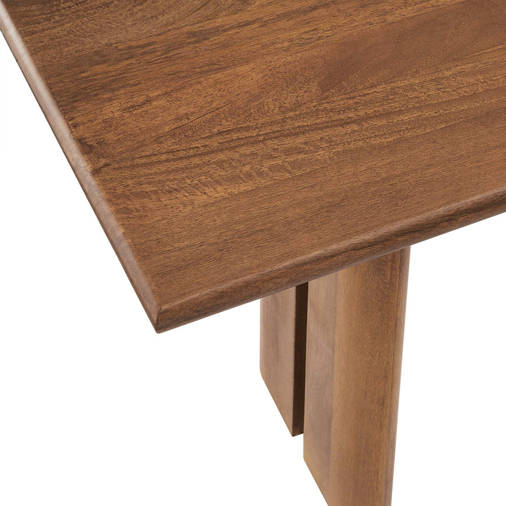 Amistad 58" Wood Bench in Walnut