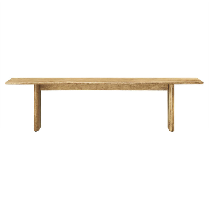 Amistad 72" Wood Bench in Oak