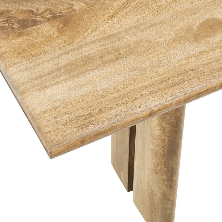 Amistad 72" Wood Bench in Oak