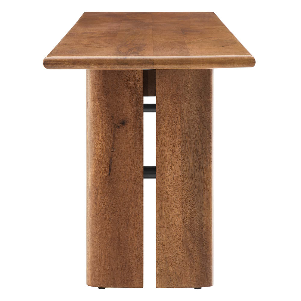 Amistad 72" Wood Bench in Walnut