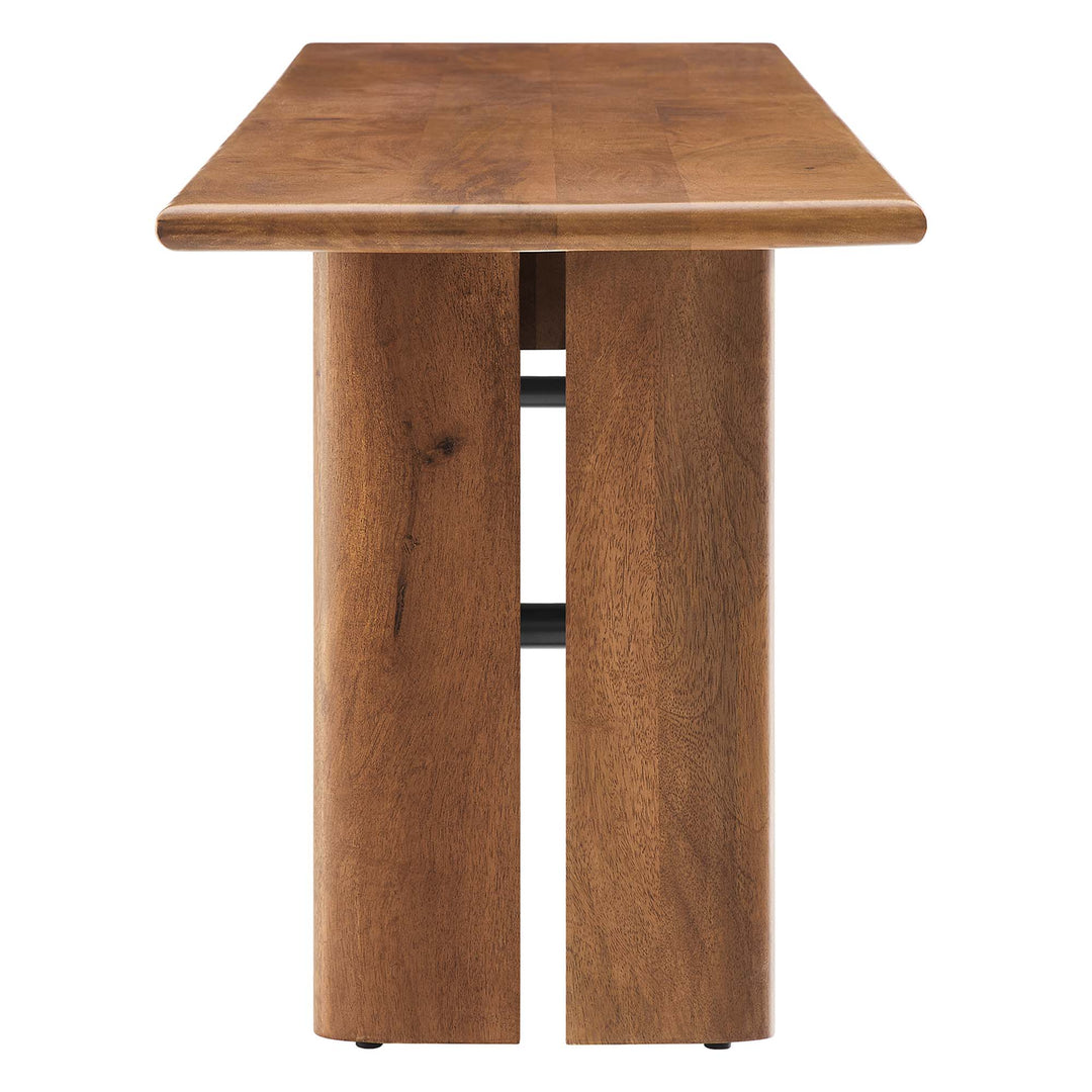 Amistad 72" Wood Bench in Walnut