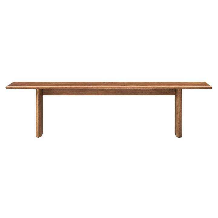 Amistad 72" Wood Bench in Walnut