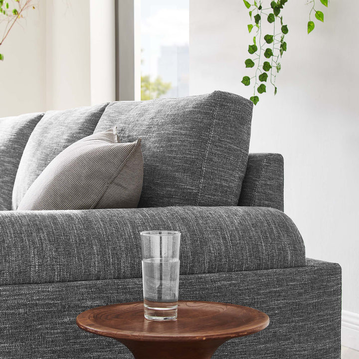 Oasis Upholstered Fabric Sofa in Gray