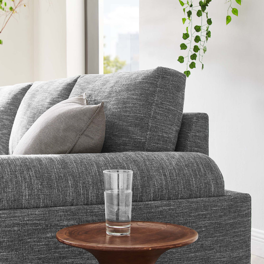 Oasis Upholstered Fabric Sofa in Gray