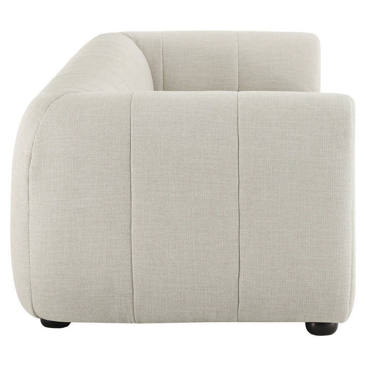 Liana Upholstered Fabric Sofa in Linen
