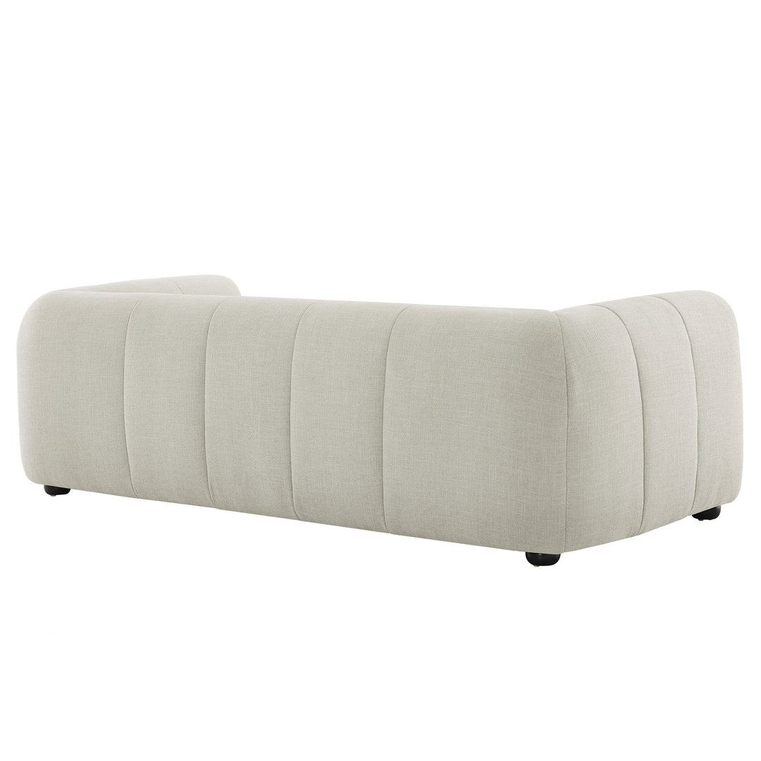 Liana Upholstered Fabric Sofa in Linen