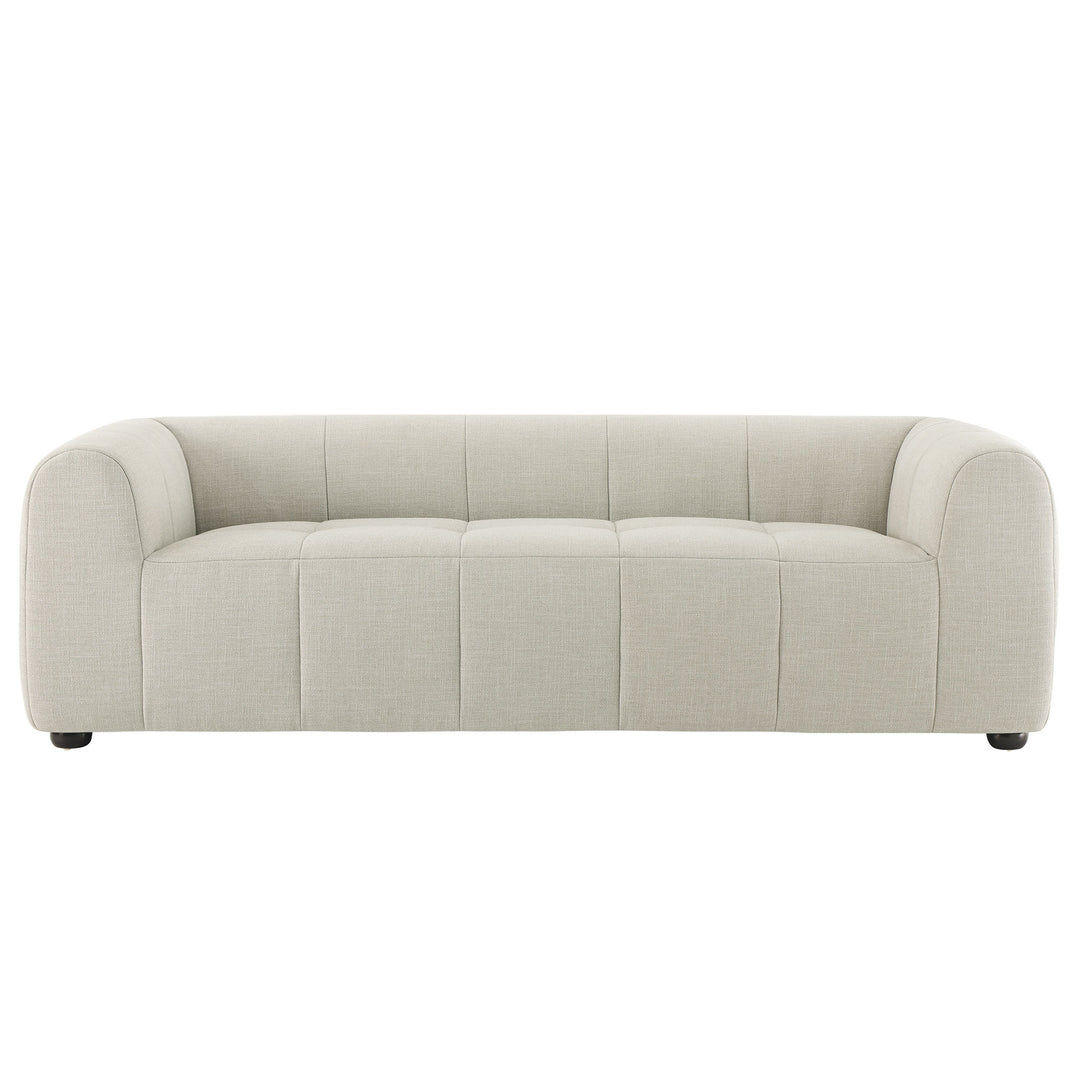 Liana Upholstered Fabric Sofa in Linen