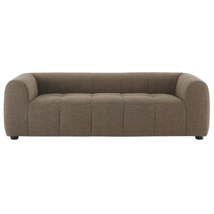Liana Upholstered Fabric Sofa in Mocha
