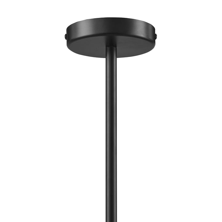 Sunlit Squiggle 2-Arm Pendant Light in Walnut Black