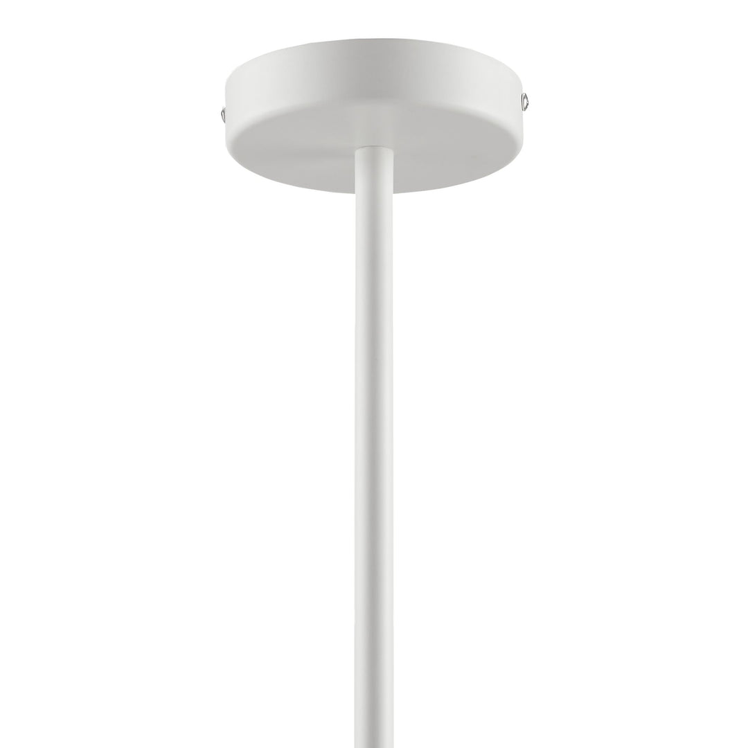Sunlit Squiggle 4-Arm Pendant Light in Natural White