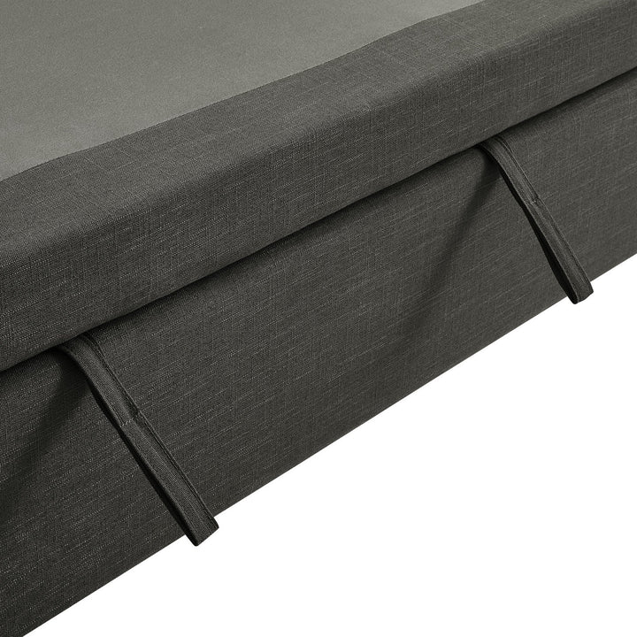 Commix Down Filled Overstuffed Sleeper Sofa in Gray