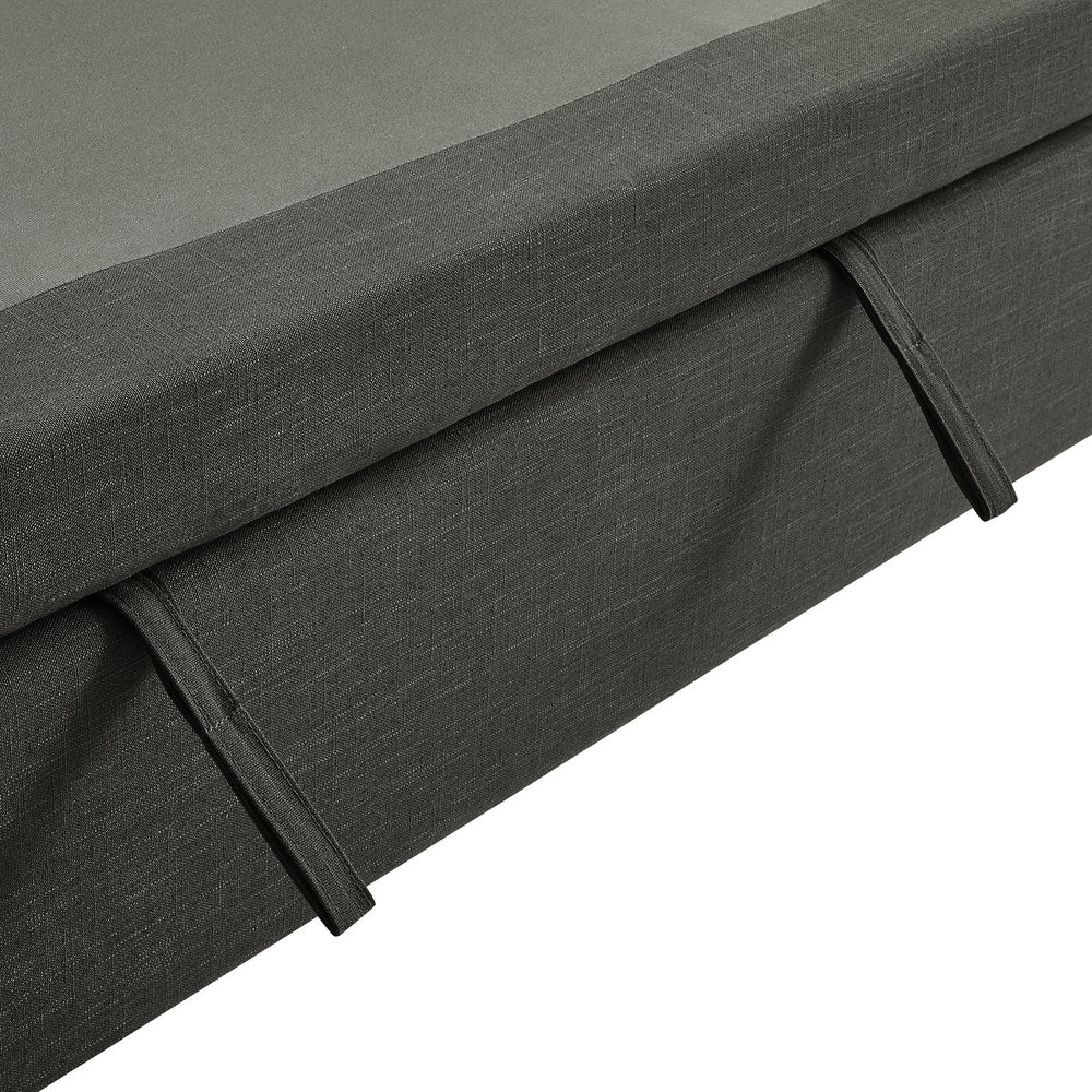 Commix Down Filled Overstuffed Sleeper Sofa in Gray