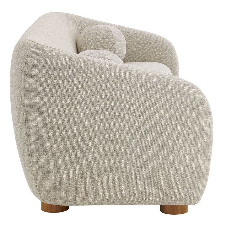 Holland 85" Chenille Fabric Sofa in Dove Gray