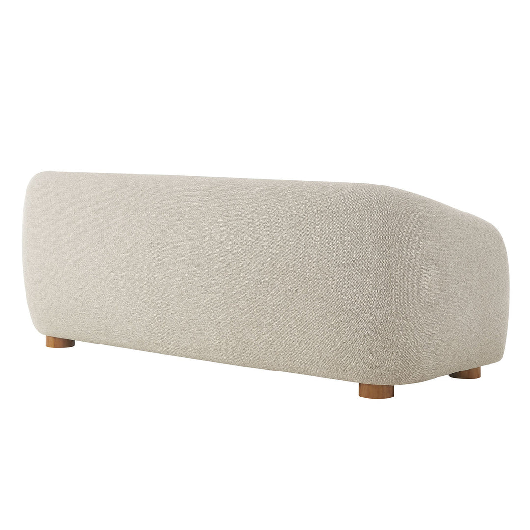 Holland 85" Chenille Fabric Sofa in Dove Gray