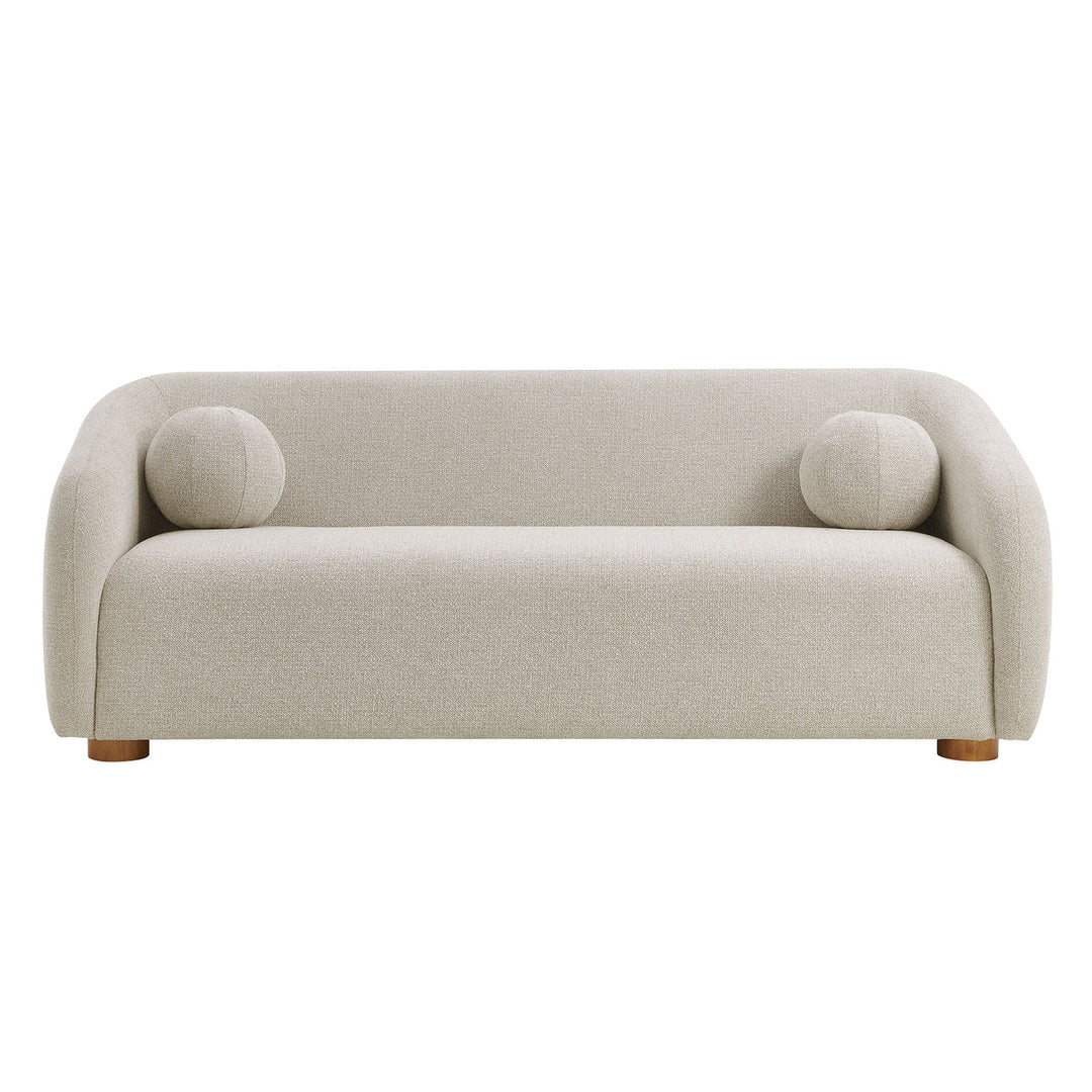 Holland 85" Chenille Fabric Sofa in Dove Gray