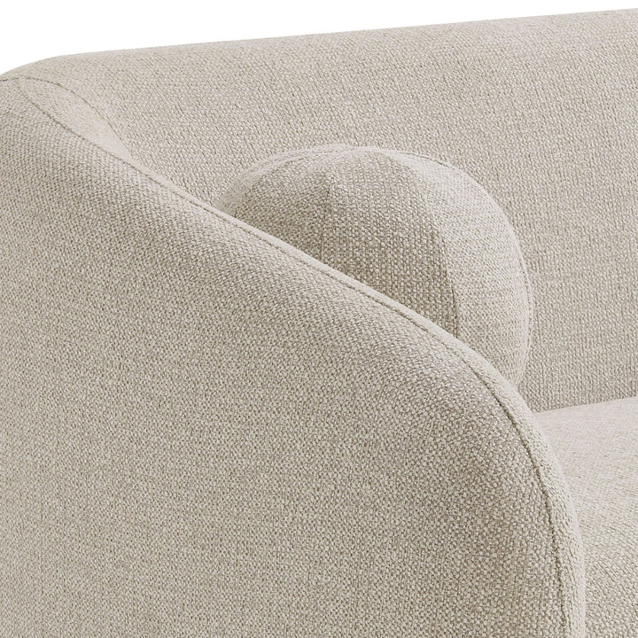 Holland 85" Chenille Fabric Sofa in Dove Gray